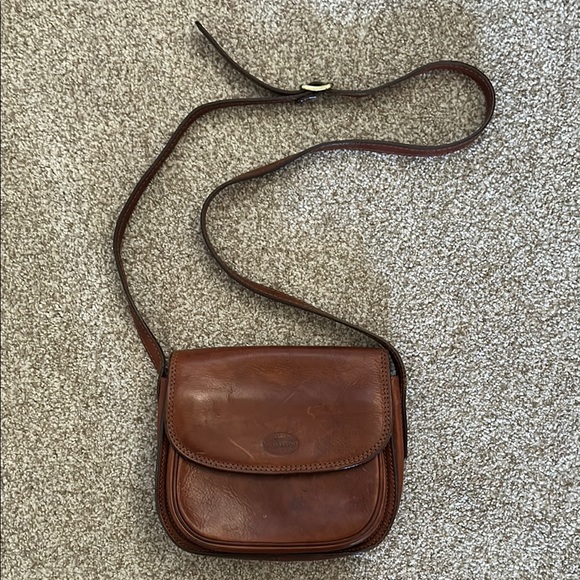 De Martino Handbags - Sorrento De Martino Brown Leather Crossbody Bag